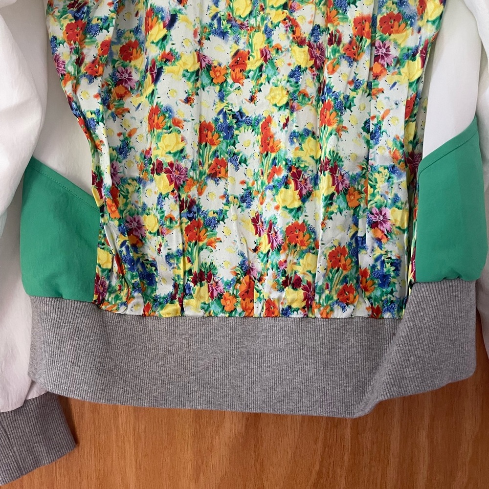 Rebecca Minkoff Silk Zip Up Jacket - Picture 12 of 15